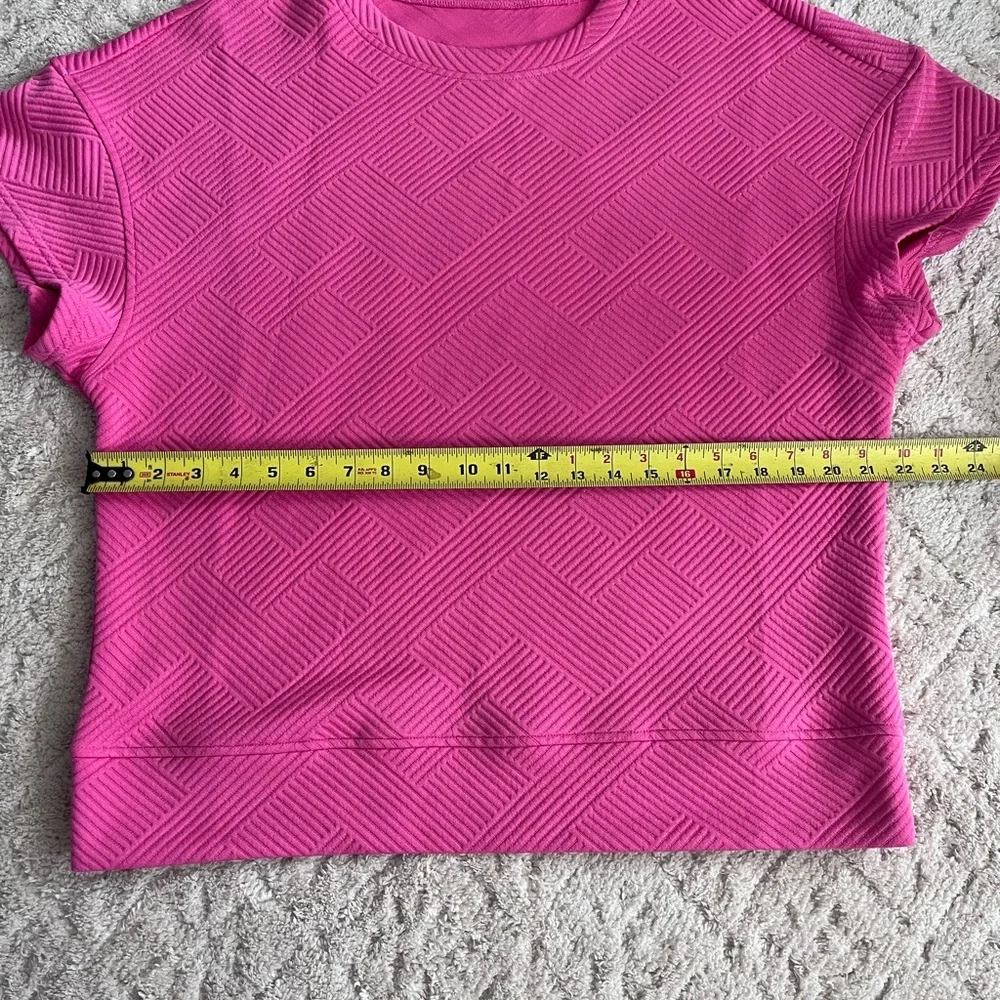 Pink Textured Two-Piece Lounge Set - Picture 5 of 9